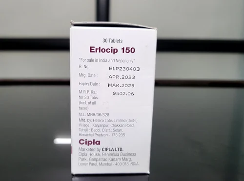 150mg Erlocip Erlotinib Tablet