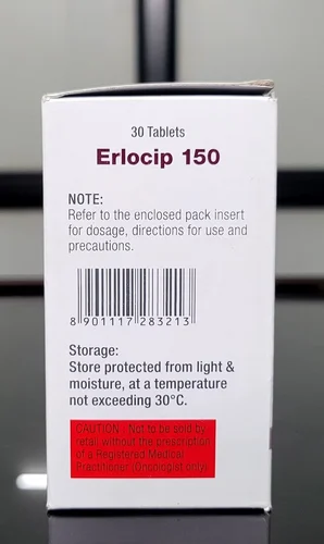 150mg Erlocip Erlotinib Tablet