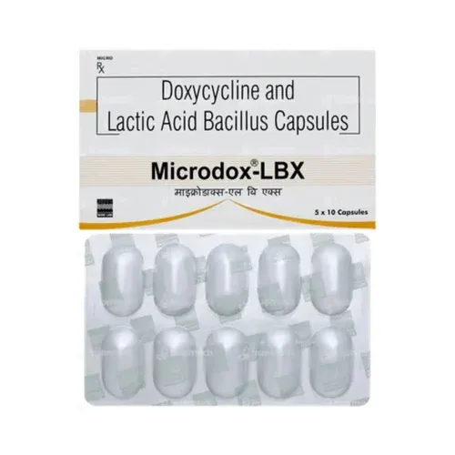 MICRODOX -LBX Doxycycline and Lactic Acid Bacilluss Capsules