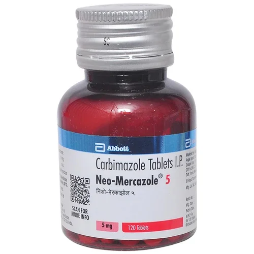 NEO-MERCAZOLE 5MG Carbimazole Tablets IP