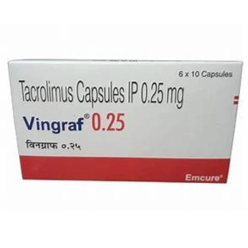 Vingraf 0.25 Mg Tacrolimus Capsule