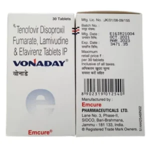 300mg Tenofovir Disoproxil Vonaday Tablets