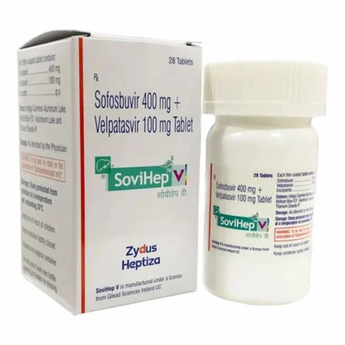 500mg Sovihep V Sofosbuvir Velpatasvir Tablets