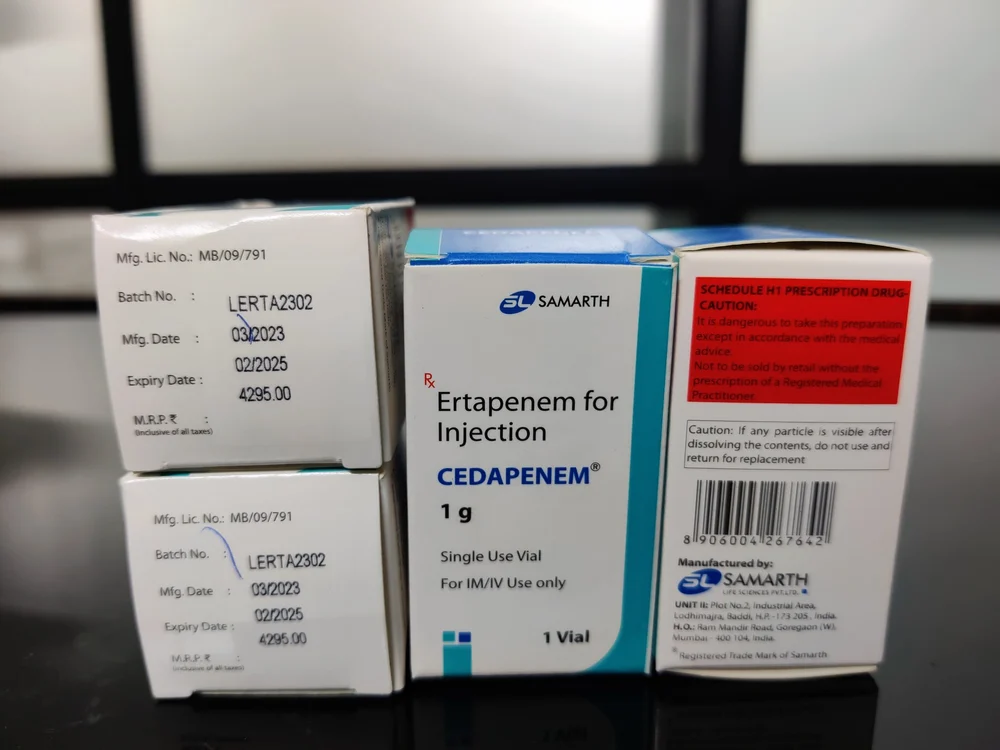 CEDAPENEM ERTAPENEM 1G