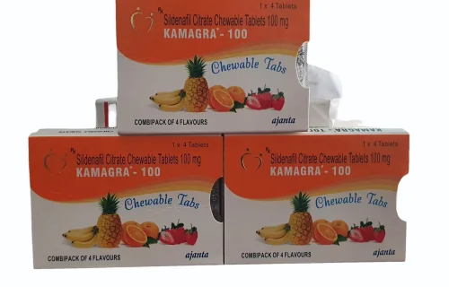 Kamagra-100 Tablets (Sildenafil Citrate Chewable Tablets 100 mg)
