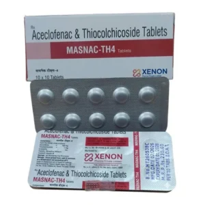 MASNAC-TH4 Pain Relief Tablets - Aceclofenac and Thiocolchicoside