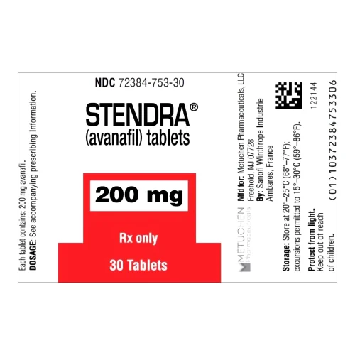 Stendra 200 mg (Avanafil Tablets )