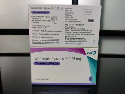 Tacromus 0.25mg capsule