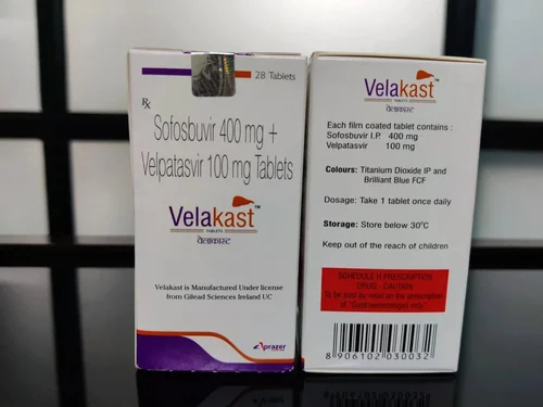 Velakast Sofosbuvir Velpatasvir Tablets