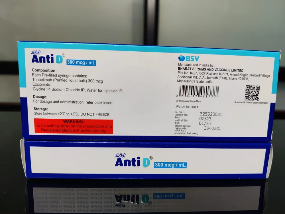 Anti D Injection 300 Mcg