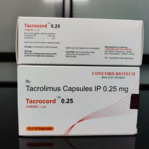 Tacrocord 0.25mg tablet