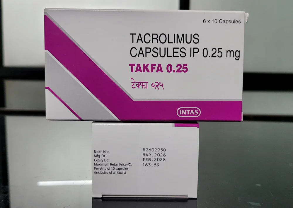 Takfa 0.25mg Capsule Tacrolimus