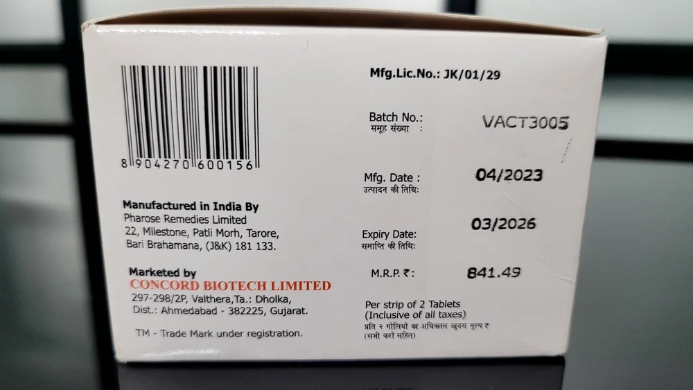 Valocon 450 Mg Tablet